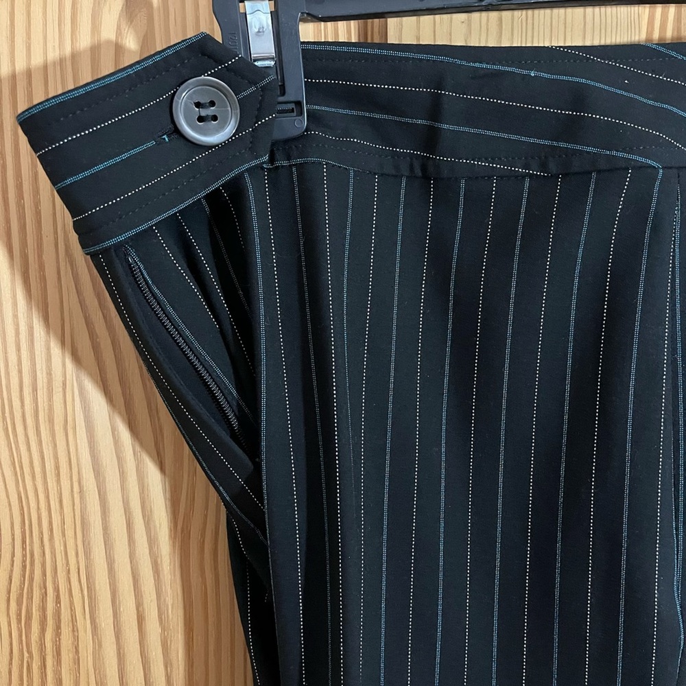 Ann Taylor Black Pinstripe Women's Trousers